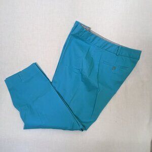 Talbots Signature Women's Aqua Marine Pants Size 12